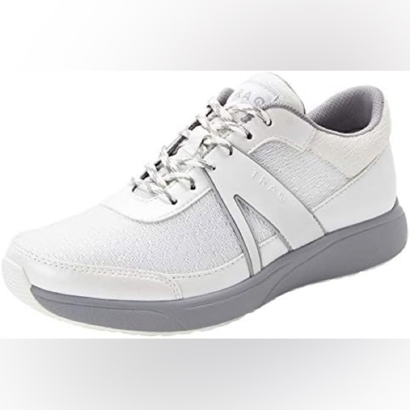 TRAQ by Alegria Qarma smart walking shoe sneakers white size 38 - Picture 1 of 14